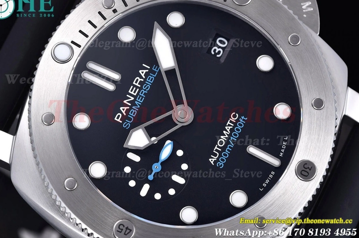 SS TTF PAM1229 P900 black Submersible RU Dial 44mm 0109